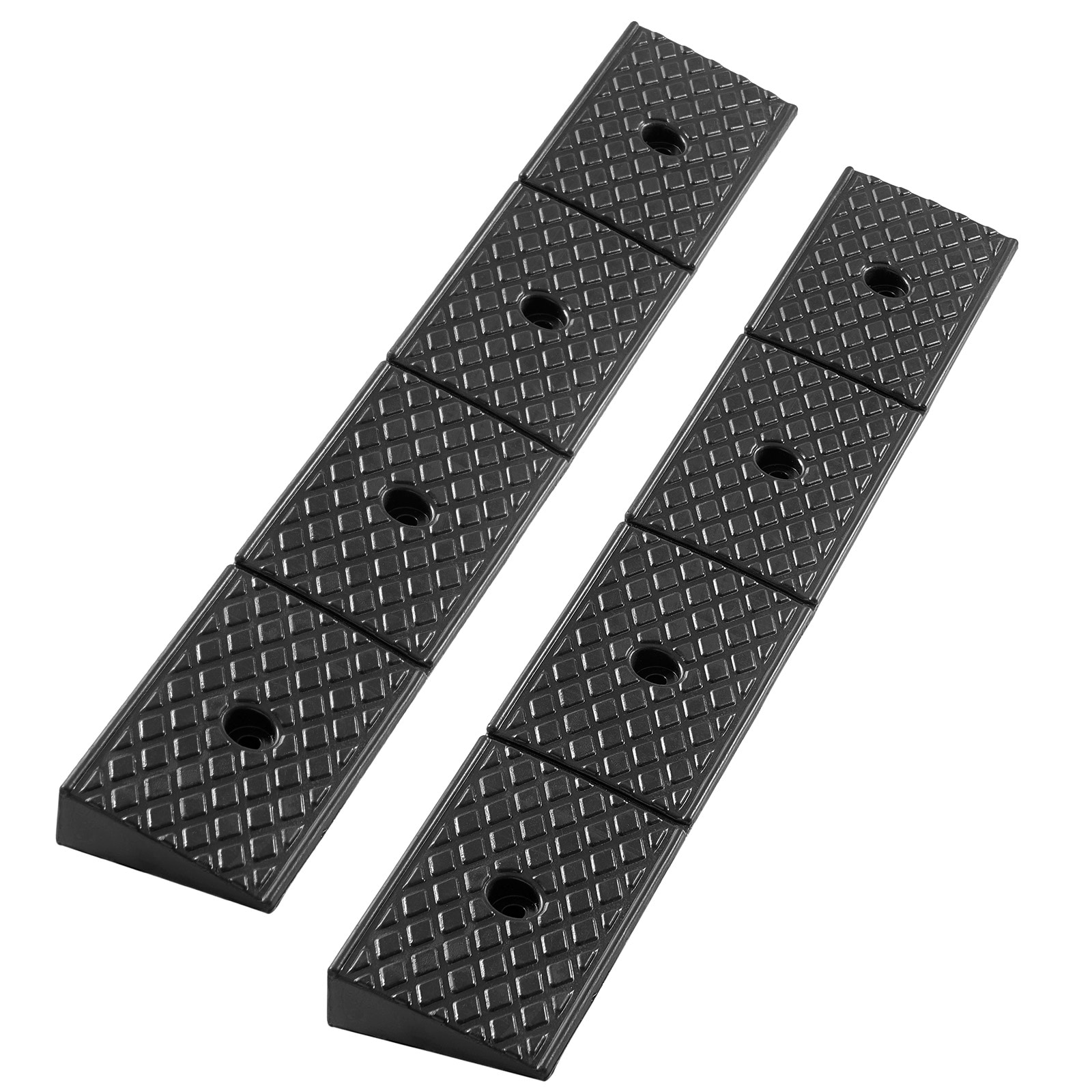 Heavy Duty Rubber Curb Ramp For Wheelchairs And Motorcycles 2 Pack_voghion.com
